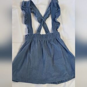 Carters Blue Corduroy Overall Dress 5t